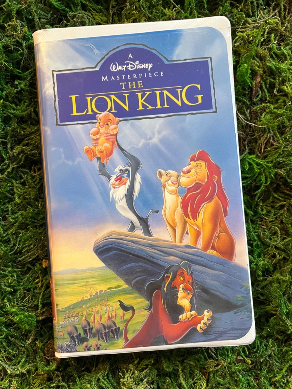 VINTAGE Walt Disney’s Masterpiece The Lion King VHS Tape 90s *UNTESTED*